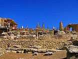 Palast von Knossos Ansicht Sehenswürdigkeit  